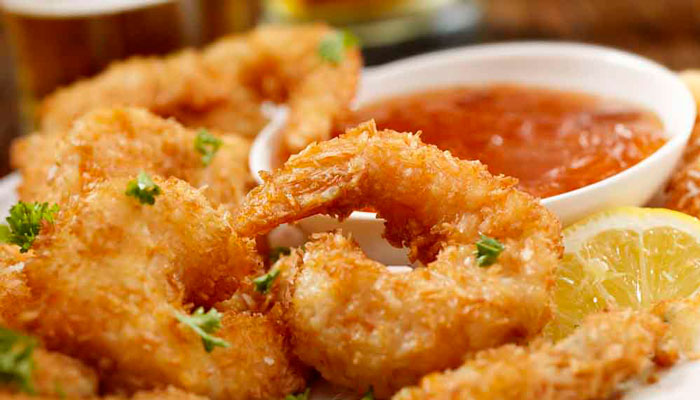 طرز تهیه میگو پفکی با دلستر